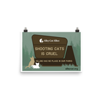 Shooting Cats is Cruel Poster