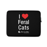 I Heart Feral Cats Laptop Sleeve