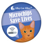 Microchips Save Lives Button (5 pack)