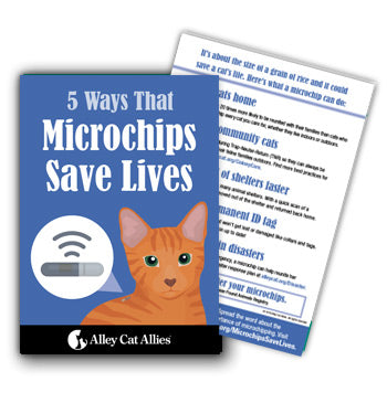 Microchips Save Lives Postcard (5 pack)
