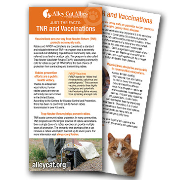 JUST THE FACTS: TNR and Vaccinations