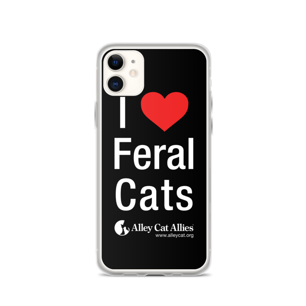 I Heart Feral Cats iPhone Case - 2