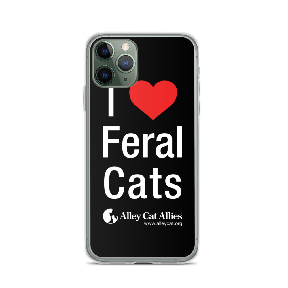 I Heart Feral Cats iPhone Case - 3