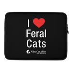 I Heart Feral Cats Laptop Sleeve - 2