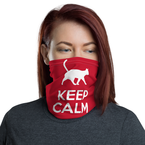 Keep Calm and Keep Loving Your Cats™ Neck Gaiter - 2