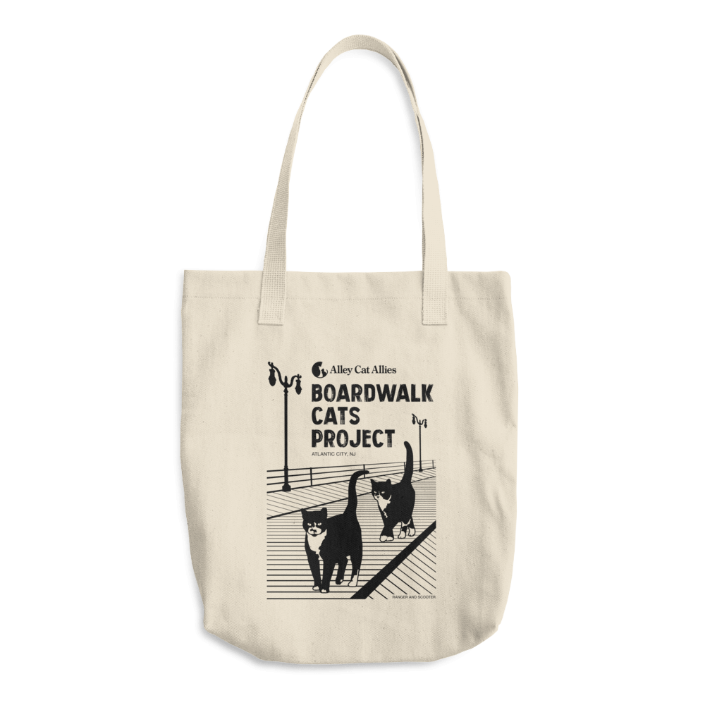 Boardwalk Cats Project Cotton Tote Bag