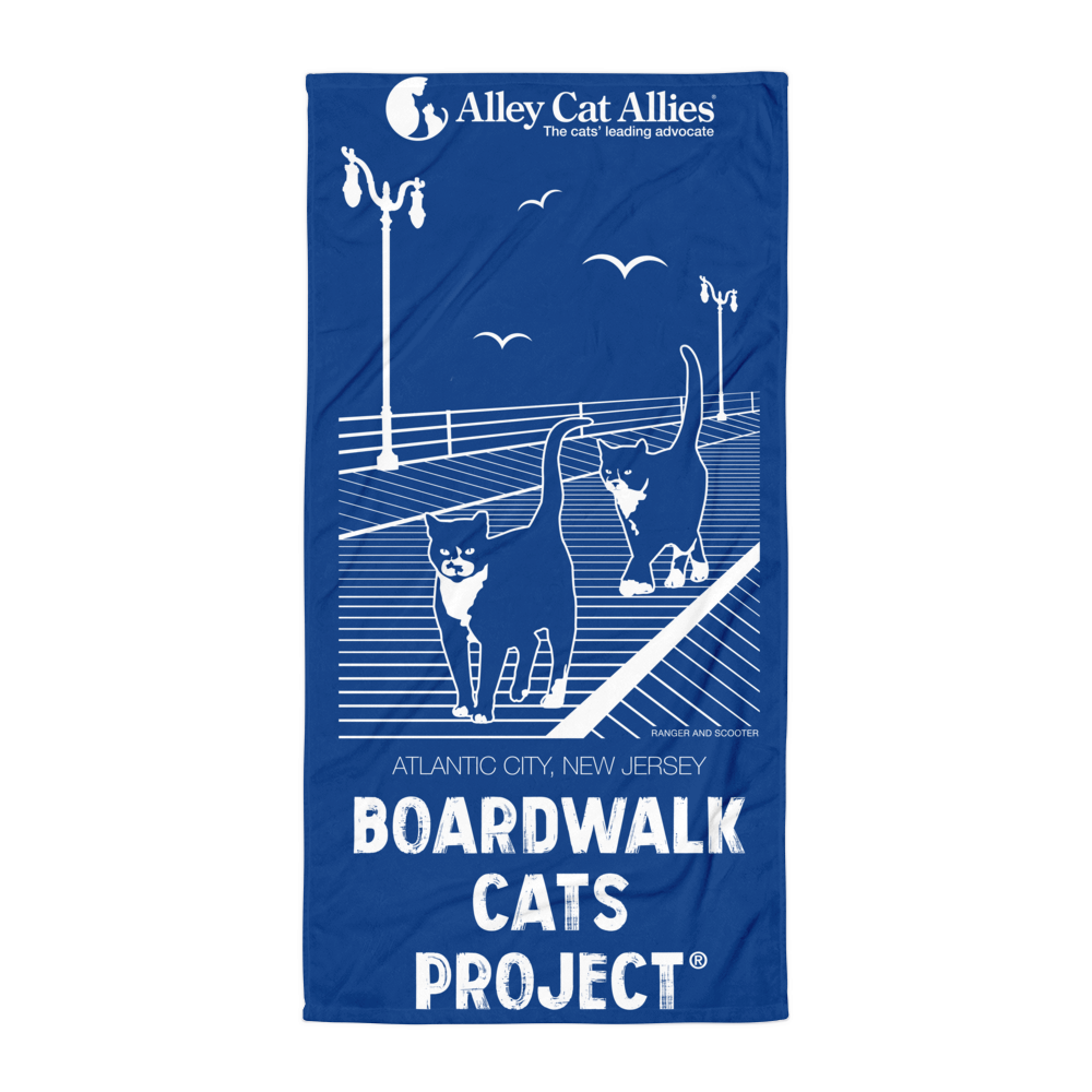 NEW! Boardwalk Cats Project® Beach Towel