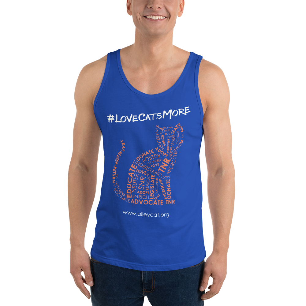 #LoveCatsMore Unisex Tank Top