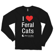 I Heart Feral Cats Long Sleeve T-shirt
